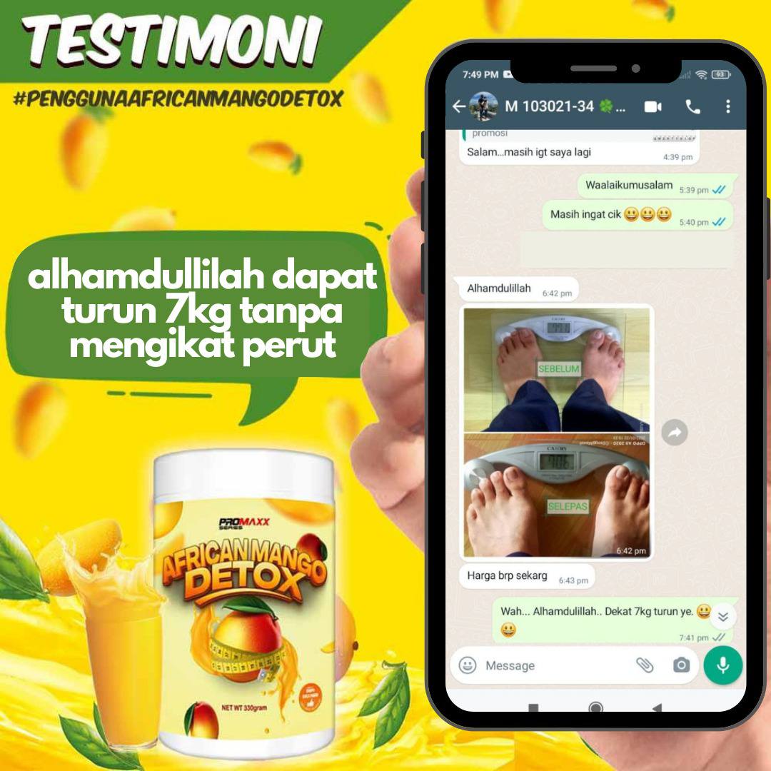 mangodetox.com - Dapat turunkan berat sebanyak 7KG tanpa ikat perut. Alhamdulillah